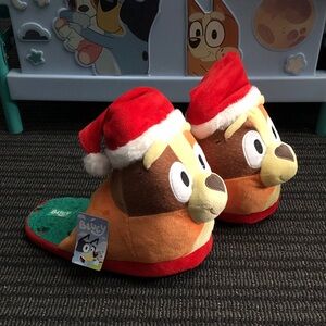 Bluey’s Mum Chilli Slippers with Santa Hats